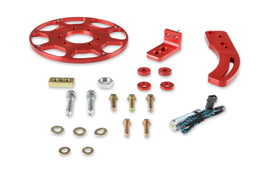 MSD-8620 - MSD Flying Magnet 8” Diameter “Red” Crank Trigger Wheel Kit for a Big Block Chevy