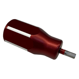 DRS-4000-0RED - DRS 3/16" Hex Quarter Turn Fastener Tool - Red Handle