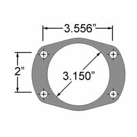 STR-B1706WCE - Strange Evolution Dynamic Drive Mount Rear Brake Kit for New Style Big Ford / Torino Housing Ends with Evolution S Rotors, 4 Piston Billet Evolution 4 Calipers & DTC-30 Semi Metallic Pads