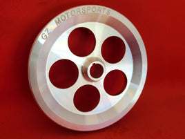 GZM-VPP502 – GZ Motorsports 5.5” OD V-Belt Lightweight Natural Finish Billet Aluminum Pulley for VP105 Vacuum Pump